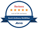 Reviews | Five Stars | Out of 34 Reviews | Scott Anthony McMillan | Avvo